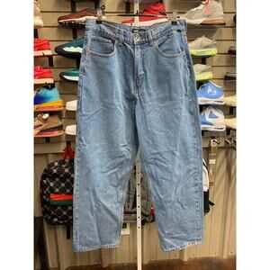 Vance Check-5 Baggy Size 33 Blue Jeans